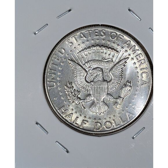 1967 Kennedy Half Dollar – 40% Silver – Circulated - Picture 2 of 2